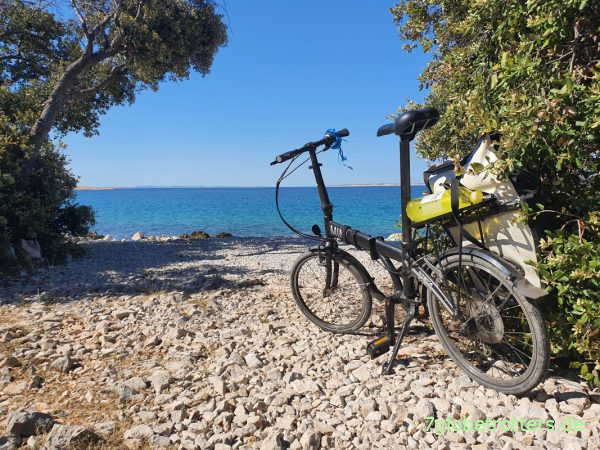 Radtour über die Insel Pag in Kroatien