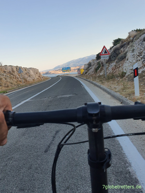 Radtour über die Insel Pag in Kroatien