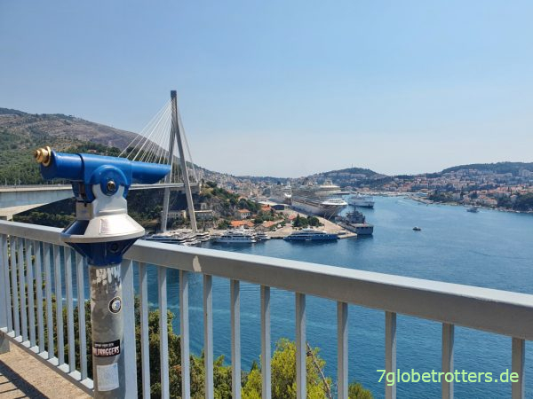 Von Dubrovnik mit dem Auto zum Berg Srd mit Restaurant über der Stadt