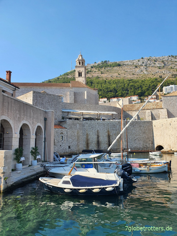 Altstadthafen Dubrovnik und das Dominikanerkloster