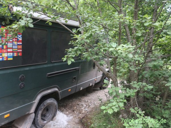 Offroad fahren und Campen im Nationalpark Theth (Kombëtar i Thethit