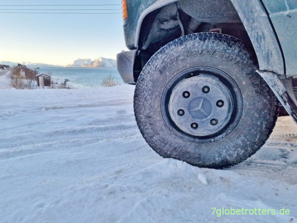 Falken Wildpeak AT3WA beim Wintertest auf den Lofoten