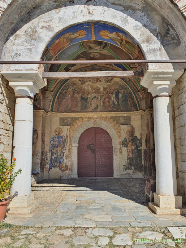Eingangsportal von Kloster Esfigmenou