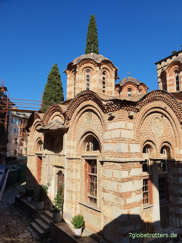Besuch im serbisch-orthodoxen Kloster Hilandar / Chilandariou auf dem Athos