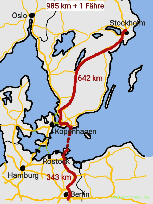 Fähre Sassnitz - Trelleborg direkt nach Schweden