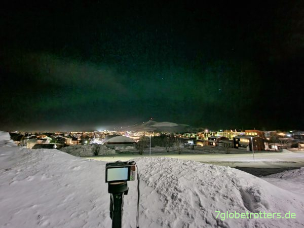 Nordlichter finden und fotografieren über Kiruna