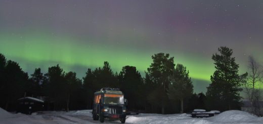 Nordlichter heute finden in Kiruna, Nordschweden mit MB 711