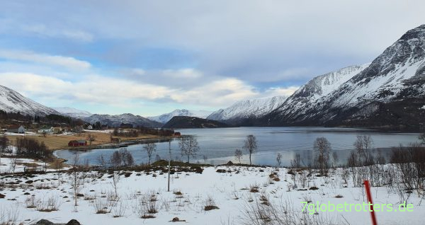Winter auf den Vesterålen-Inseln in Norwegen
