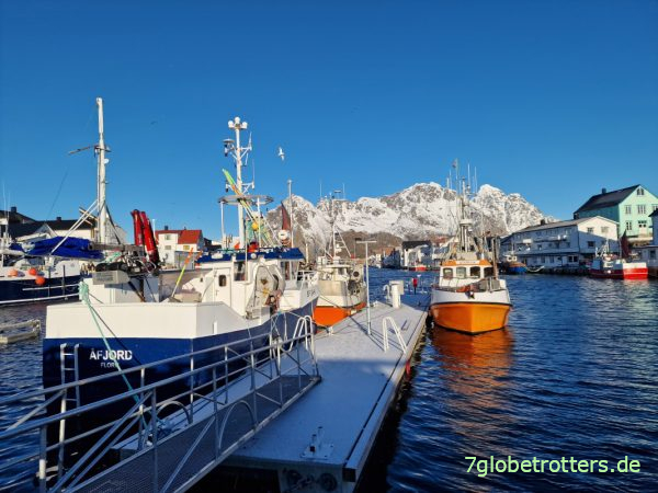 Henningsvær, schönster Hafen der Lofoten in Norwegen