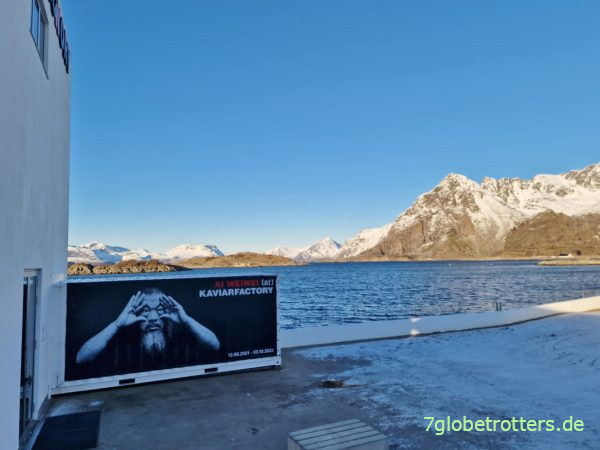Norwegen. Lofoten, Austvågøya, Henningsvær, Ai-Weiwei-Ausstellung