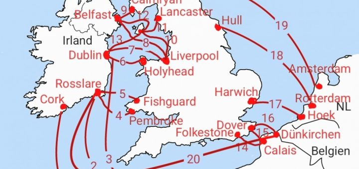 Fährlinien nach Irland im Wohnmobil 2025