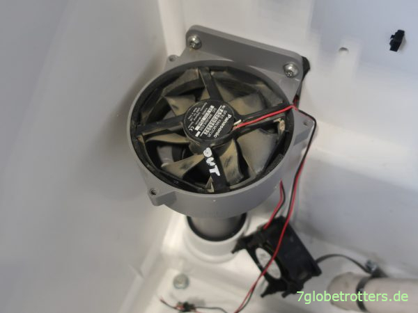 90-mm-Lüfter 24V für die Separett Tiny