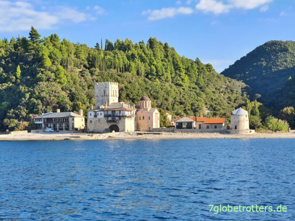 Hafen (Arsanas) des Klosters Zografou am nordwestlichen Athos