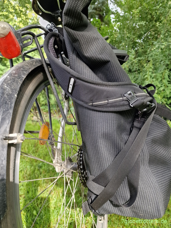 Test meines besten Ortlieb-Rucksacks am Fahrrad