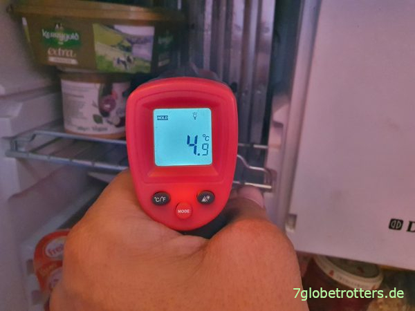 Der Absorberkühlschrank kühlt wieder