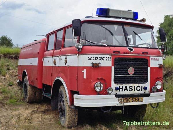 Škoda 706 RTHP Feuerwehr in Lobendava