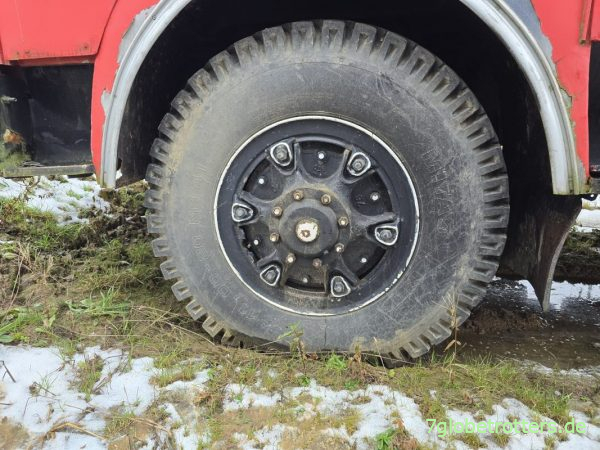 Vordere Trilex-Felgen am &Scaron;koda 706 RTHP