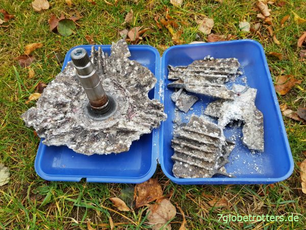 Probleme mit zerstörtem Haltekreuz für die Trommel der Miele Waschmaschine