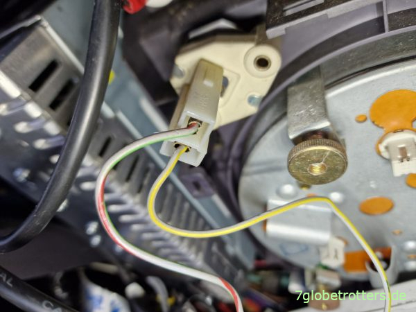 Defekter Potentiometer der Armaturenbeleuchtung