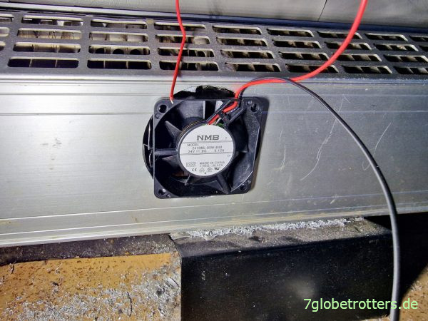 PC-Lüfter als Wärmetauscher im Wasserheizkörper