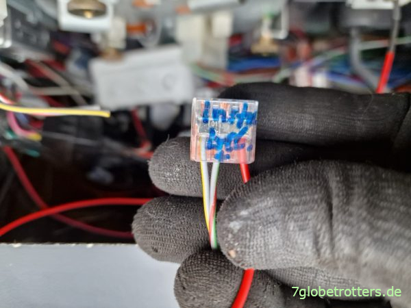 Überbrücken des defekten Potentiometers der Armaturenbeleuchtung