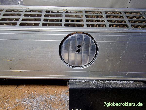 Wärmeleitblech im Wasserheizkörper Mercedes 711