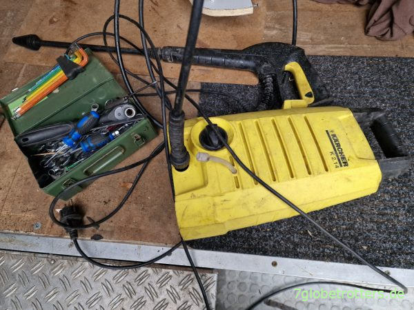 Mein guter alter Kärcher K2 mit Frostschaden