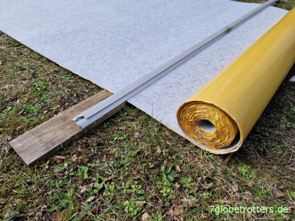 Selbstklebefilz zuschneiden