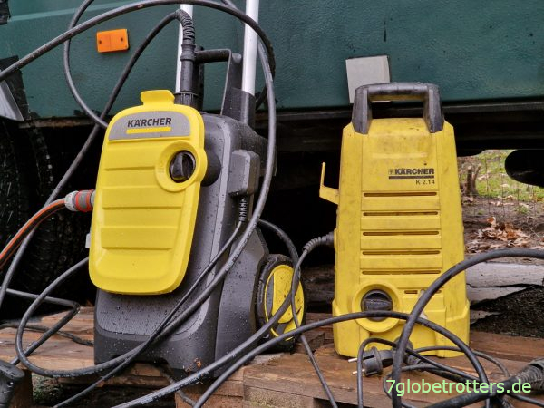 Vergleich des Hochdruckreinigers Kärcher K 5 Compact mit dem K 2