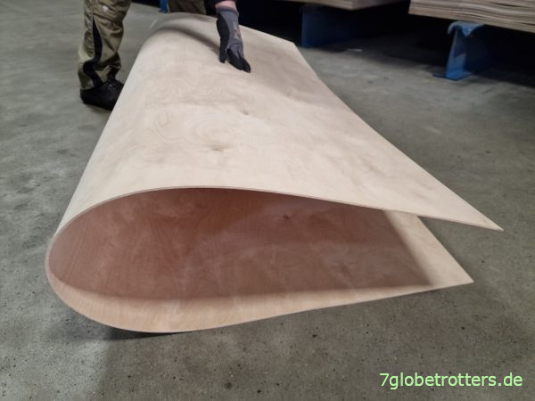 Biegesperrholz für die Deckenverkleidung