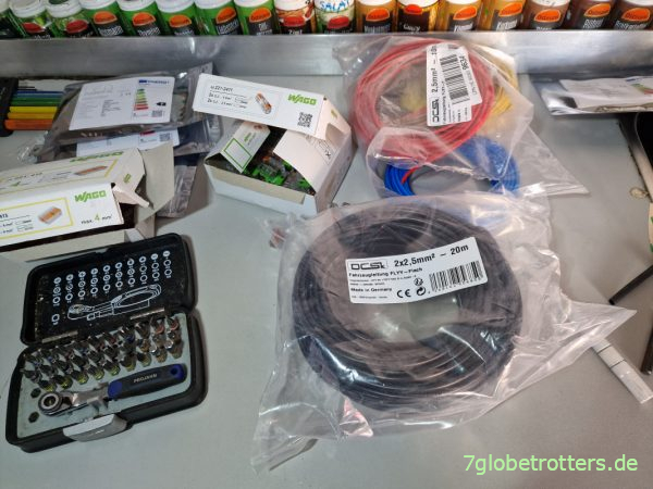 Fahrzeugleitung für die Elektrik im Wohnmobil