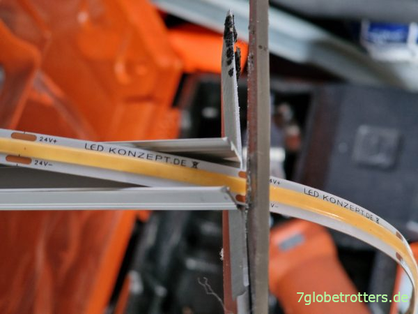 Kürzen des 24V-LED-COB-Leuchtstreifens