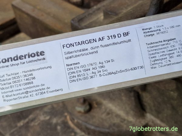 Silberlot Fontargen 318 im Test