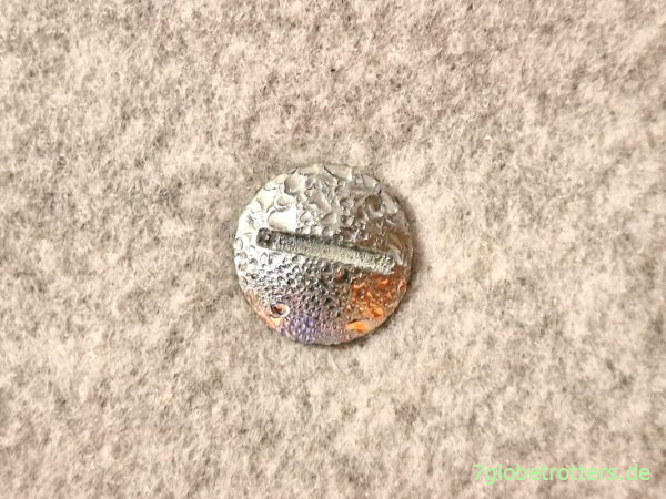 Stahlschraube mit Kondenswasser im Wohnmobil