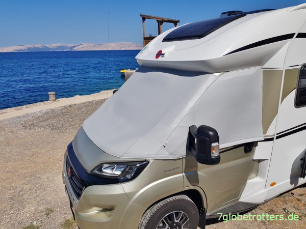 Thermohülle um das Fahrerhaus im Fiat Ducato