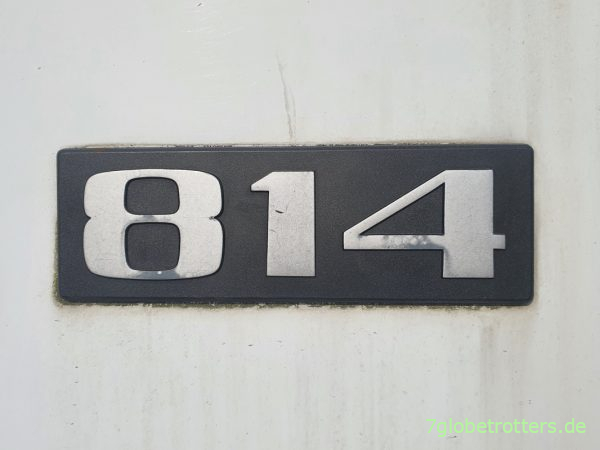 Typenschild Mercedes 814 Leichte Klasse