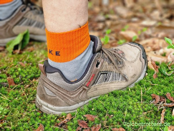 Auch kurze Wandersocken schützen vor Blasen