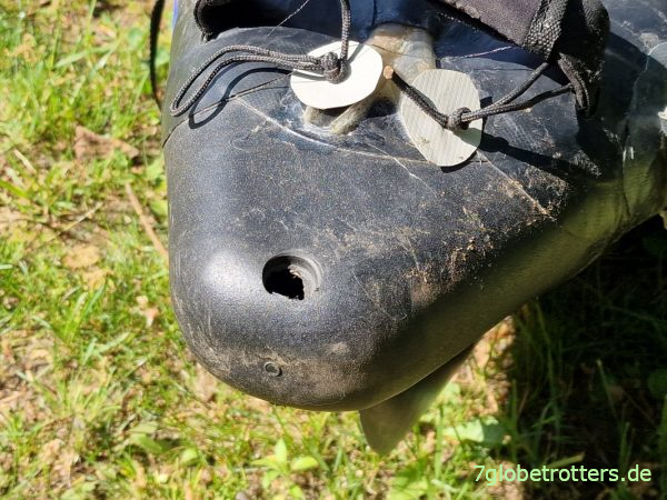 Aufnahme der Ruderanlage am Verano California