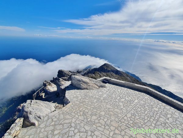 Aussicht vom Mount Athos