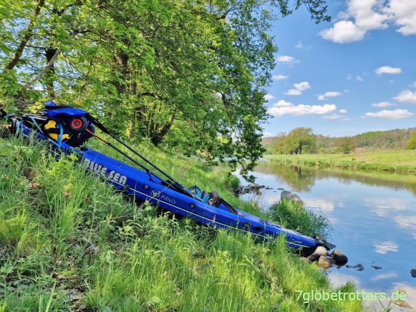 Einsetzen in die Freiberger Mulde nach Wehr Kloster Buch