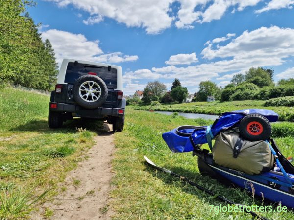 Einsetzstelle fürs Paddeln Freiberger Mulde Döbeln