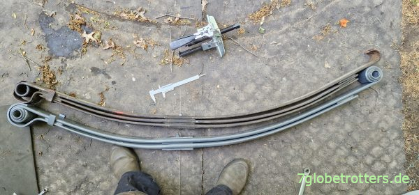 Ersatzteile Vorderfeder am Mercedes 711