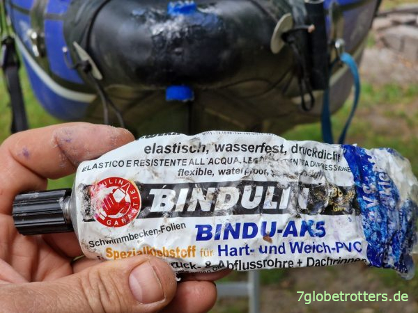 PVC-Kleber für das PVC-Boot