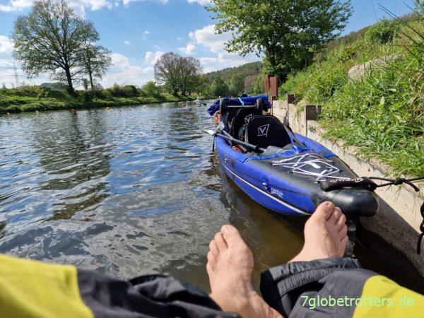 Paddeln auf der Freiberger Mulde am Kanuclub Döbeln