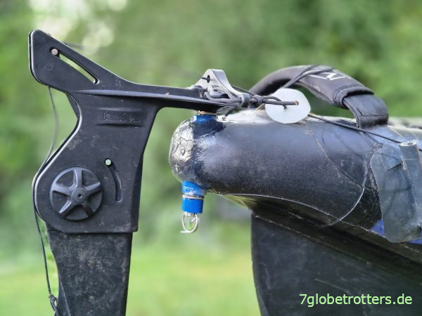 Ruderanlage des Verano California mit wasserdichter Hülse