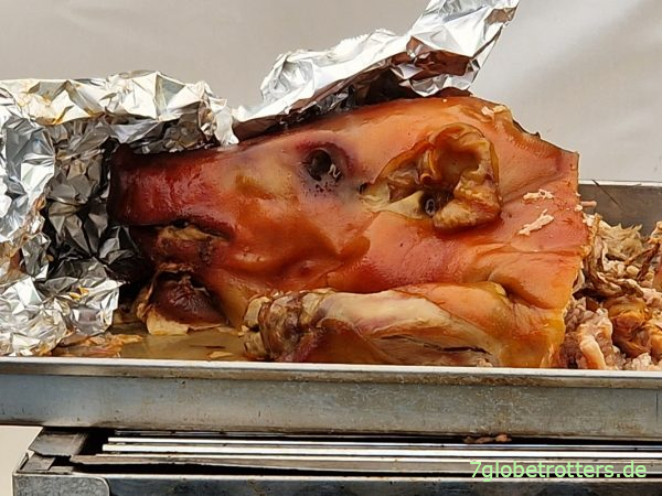 Spanferkel am Kanuheim Bischofswiese