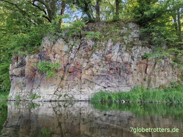 Steilufer an der Freiberger Mulde