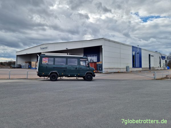 Test der Separett Tiny am Produktionsort Linköping in Schweden