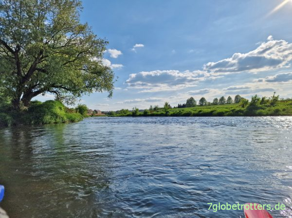 Zusammenfluss Freiberger Mulde und Zwickauer Mulde