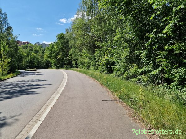 Abzweig zur Mulde in Leisnig